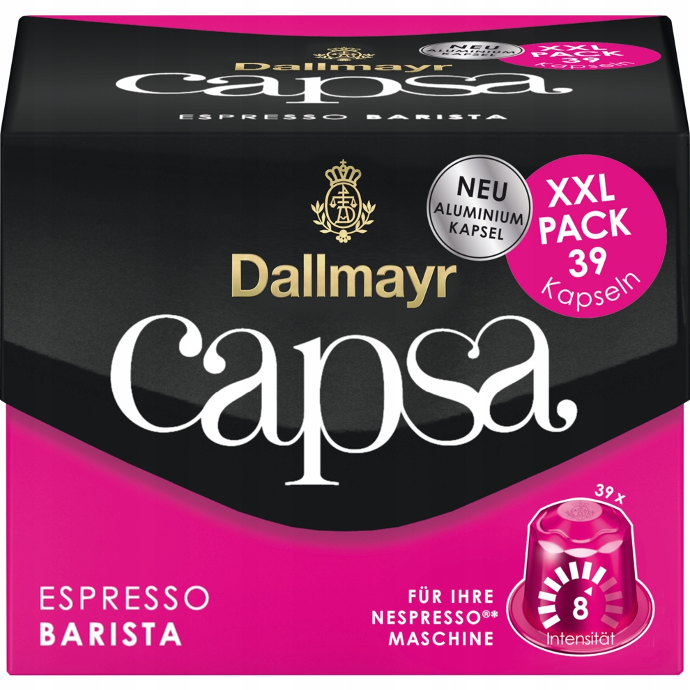 Capsa Kapsułki Dallmayr Nespresso Espresso Barista XXL 3X39 kapsulek