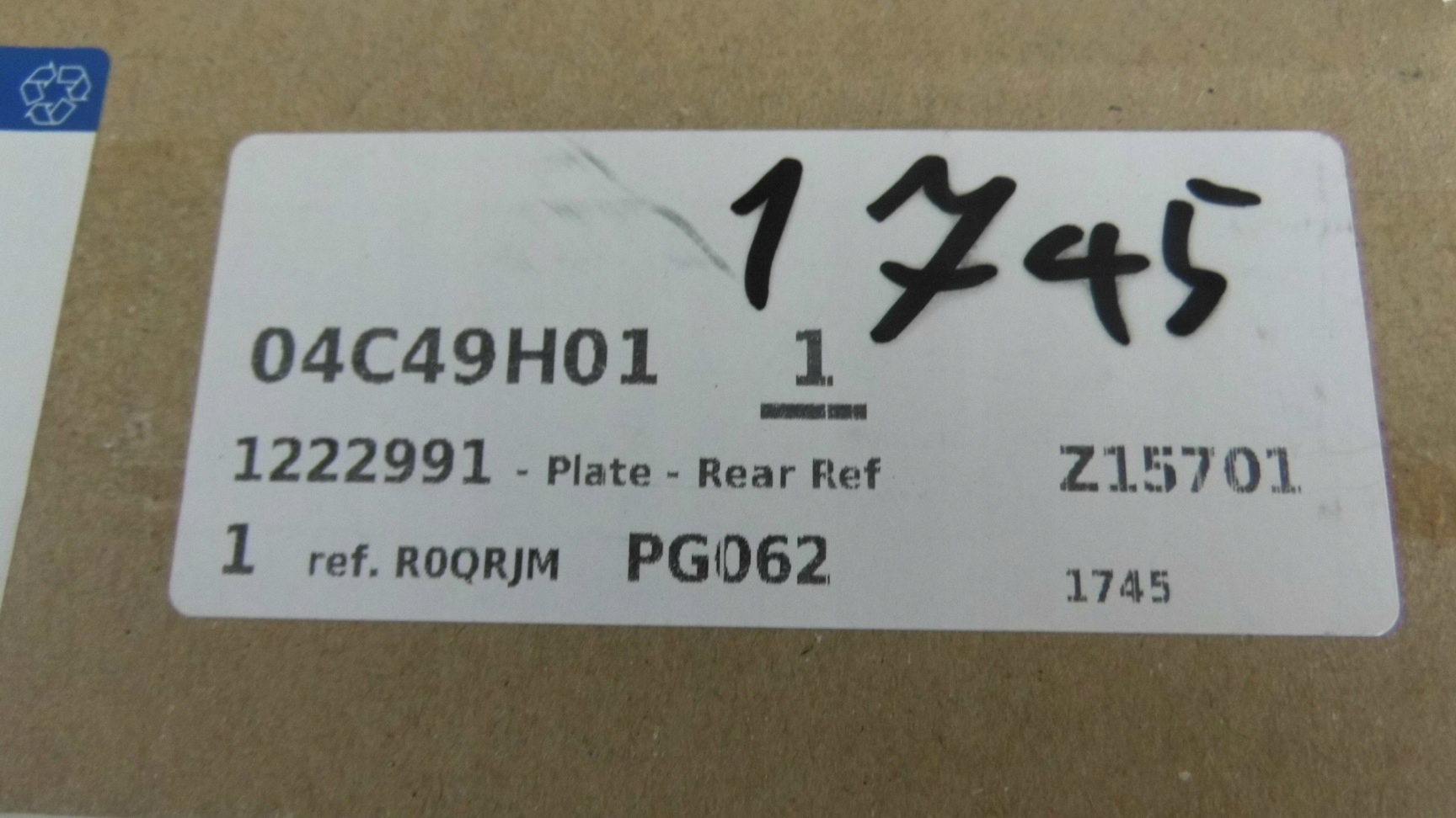 1222991 - ЗАДНИЙ ЛЕВЫЙ ОТРАЖАТЕЛЬ FORD FOCUS C-MAX / C-MAX 2003-10