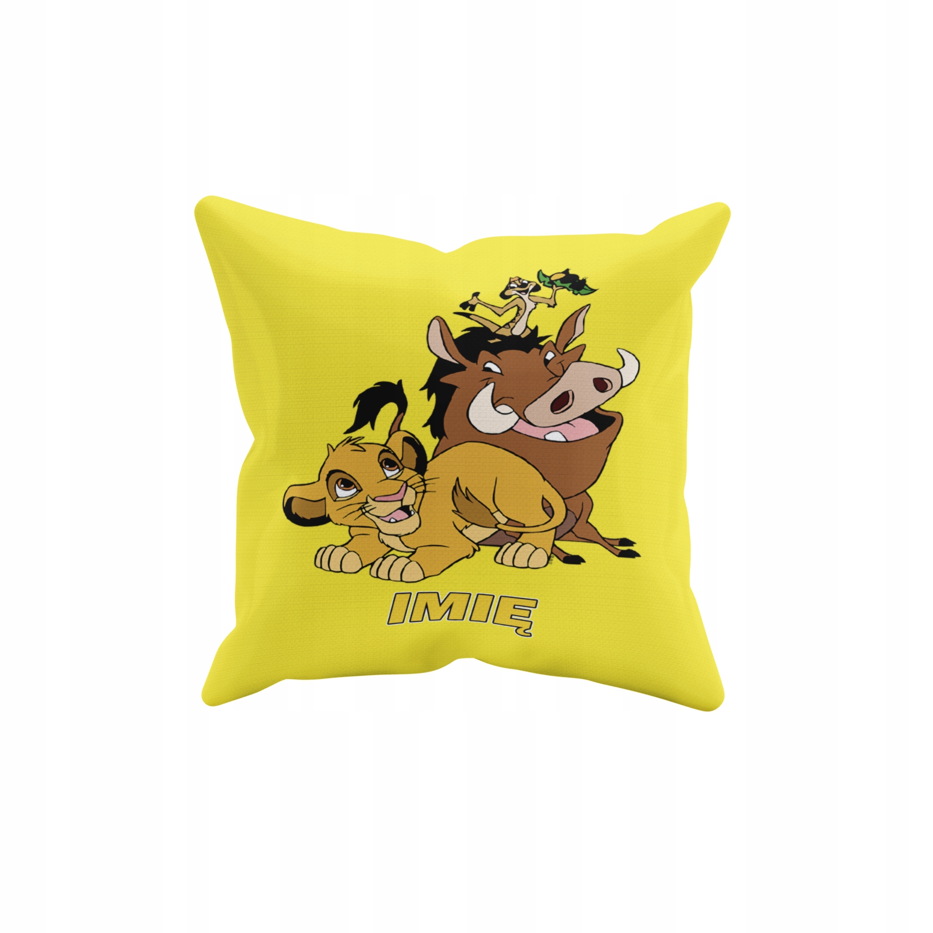 POSZEWKA NA PODUSZKĘ JAŚKA DO PRZEDSZKOLA TIMON PUMBA + IMIĘ GRATIS Waga produktu z opakowaniem jednostkowym 0.5 kg