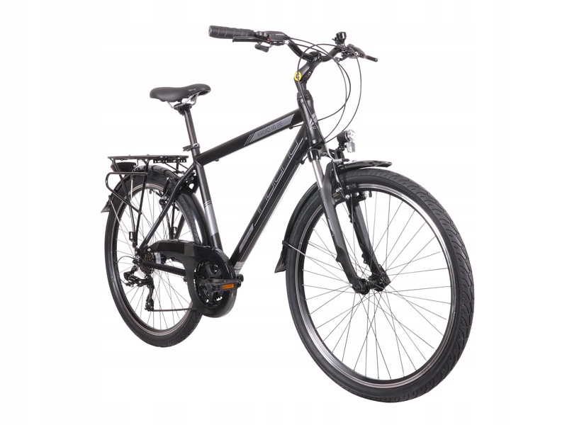 Rower trekkingowy Indiana X-Road 1.0 M19 26 cali męski Czarny