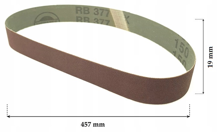 Taśma Ścierna Pas Bezkońcowy 19X457 P60 Korund