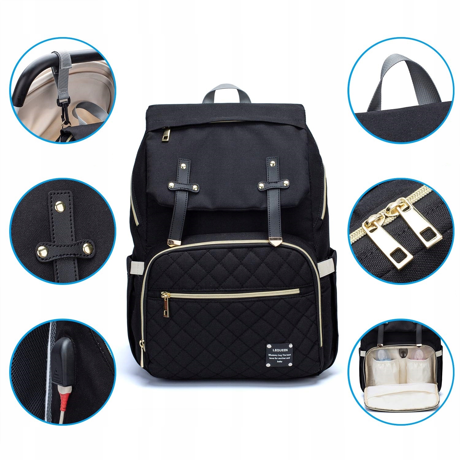 TORBA, PLECAK DLA MAMY DO WÓZKA, ORGANIZER, KOLORY Marka Estera