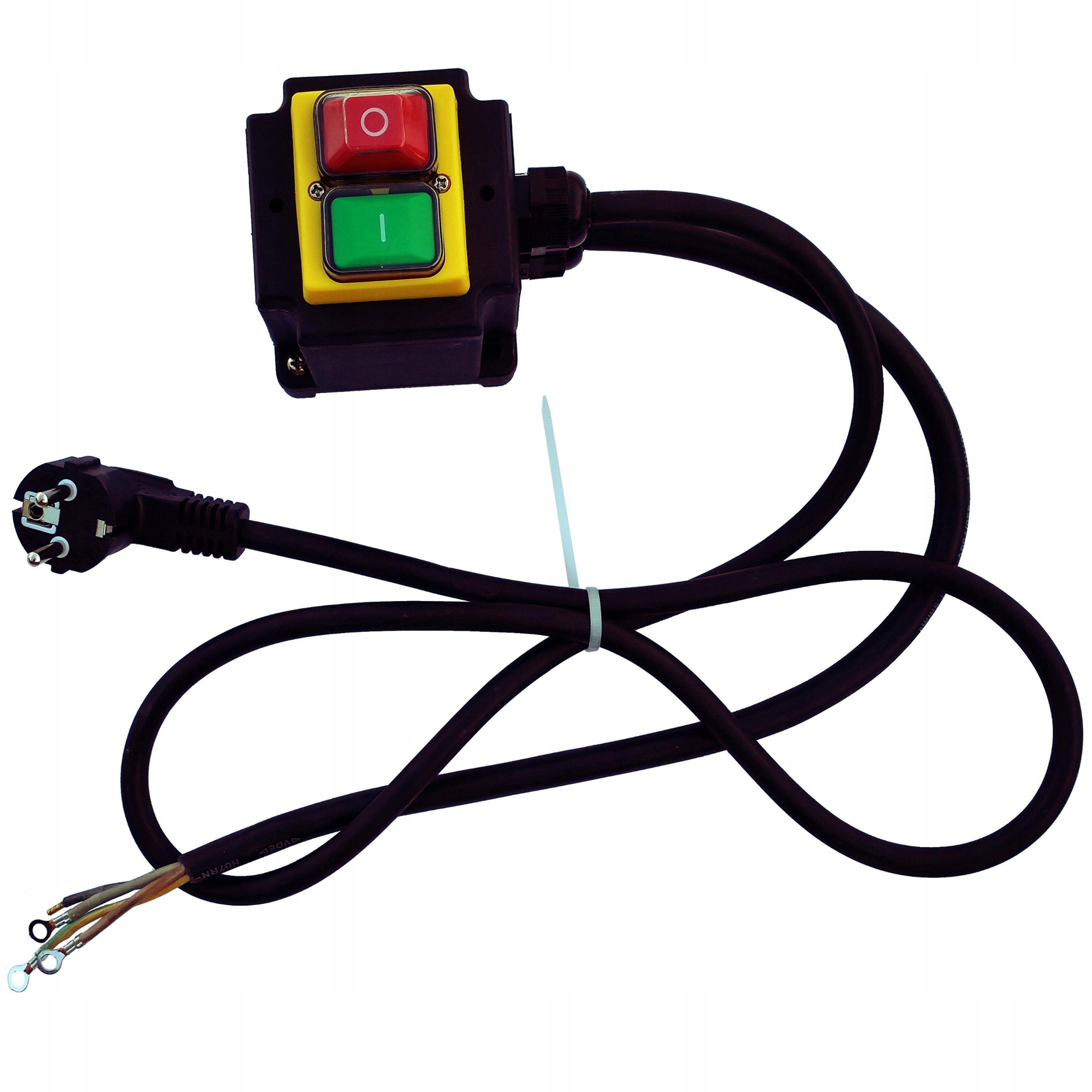 Wyłącznik włącznik Silnik 1 faz do betoniarki piły 230V jednofazowy przewód