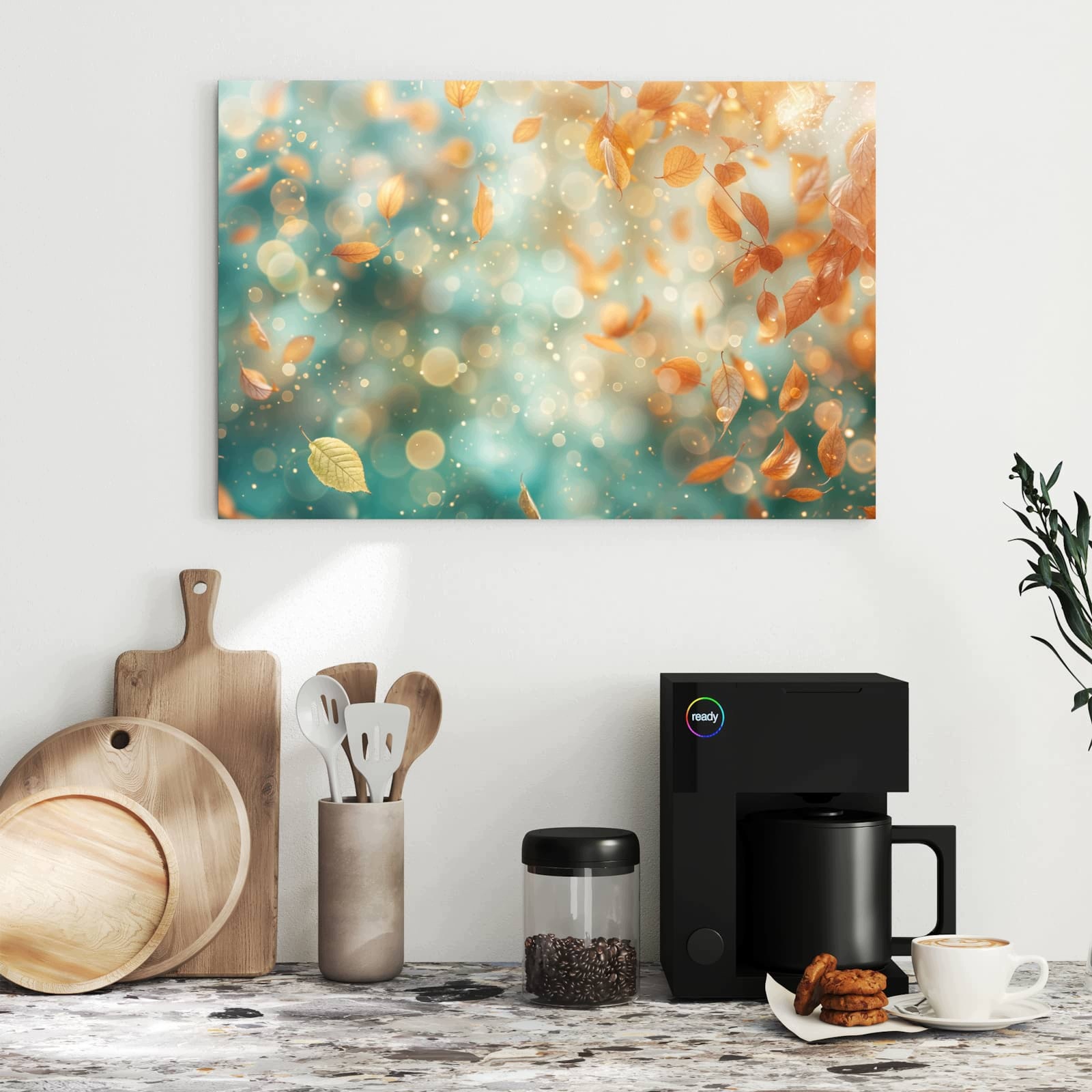 Magnetická tabule Podzimní listy Sen 60 × 40 cm