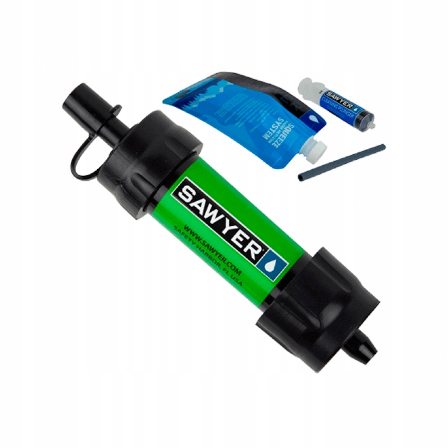 Sawyer Filtr Oczyszczania Uzdatniania Filtrowania Wody Mini SP101 Zielony