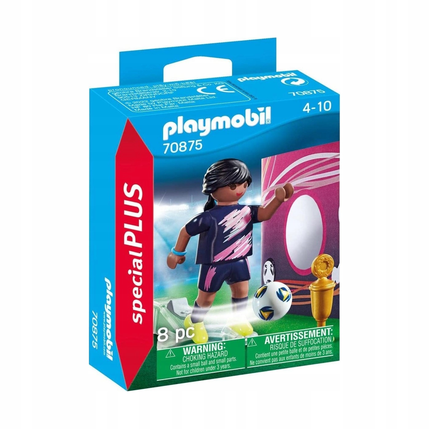

Playmobil 70875 Piłkarka z bramką