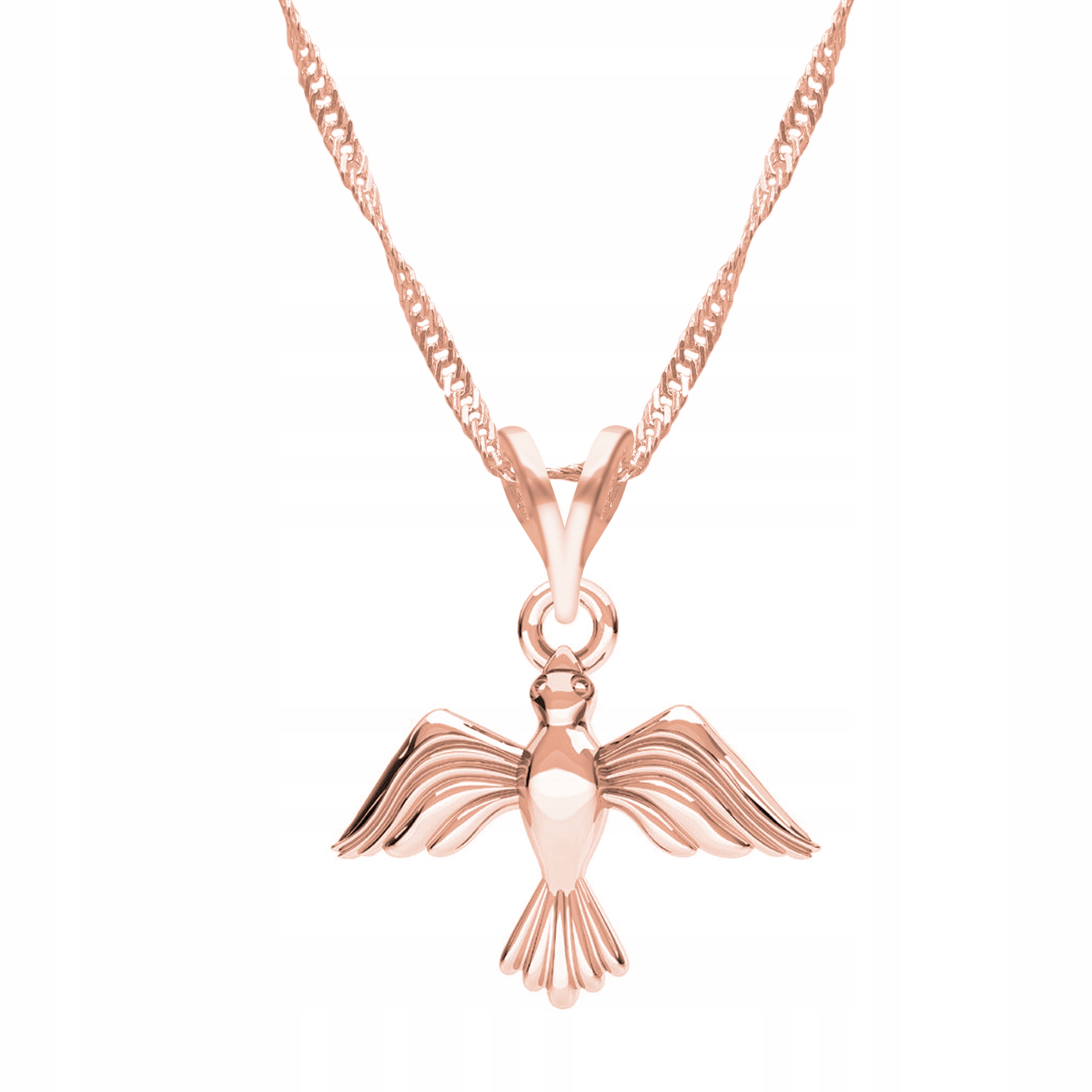 Řetízek zlatý náhrdelník 925 Pták Vlaštovka