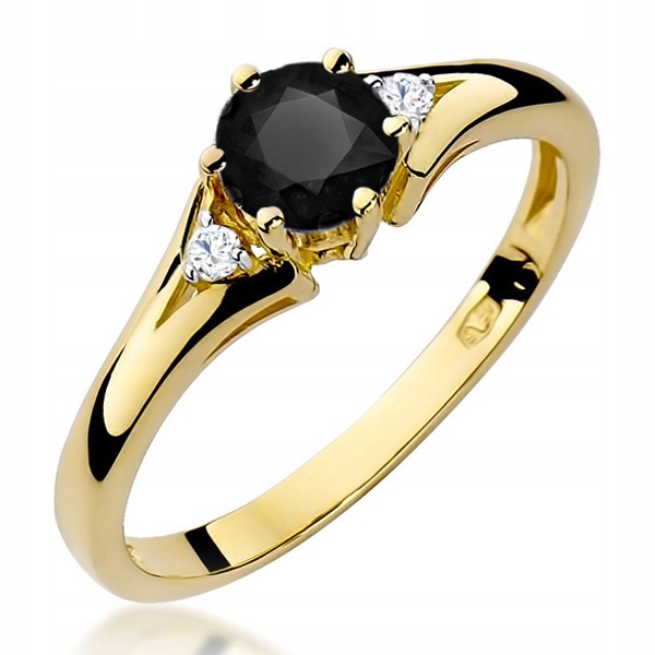 Zlatý Prstýnek PR585 Briliant 0,50 ct