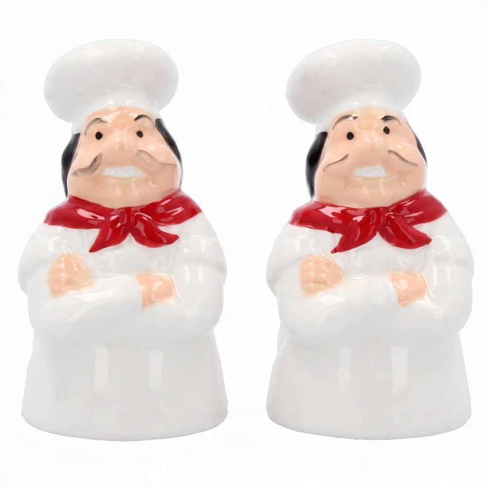 

Solniczka I Pieprzniczka ceramiczne Kucharz