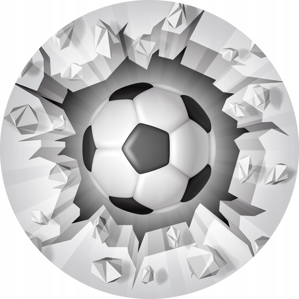 podkładka pod krzesło okrągła 100cm piłka nożna