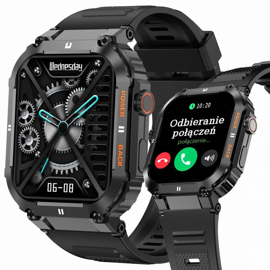 Pánské hodinky Chytré Hodinky Gravity Luton Hovory Kroky Spánek Puls