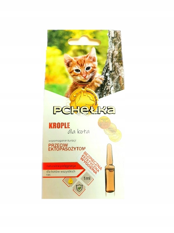 

Pchełka Krople Kot Na Pchły Kleszcze 1 ML