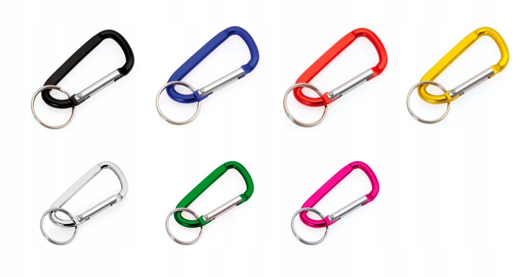 Brelok do kluczy karabińczyk z grawerem 100szt. Marka inny