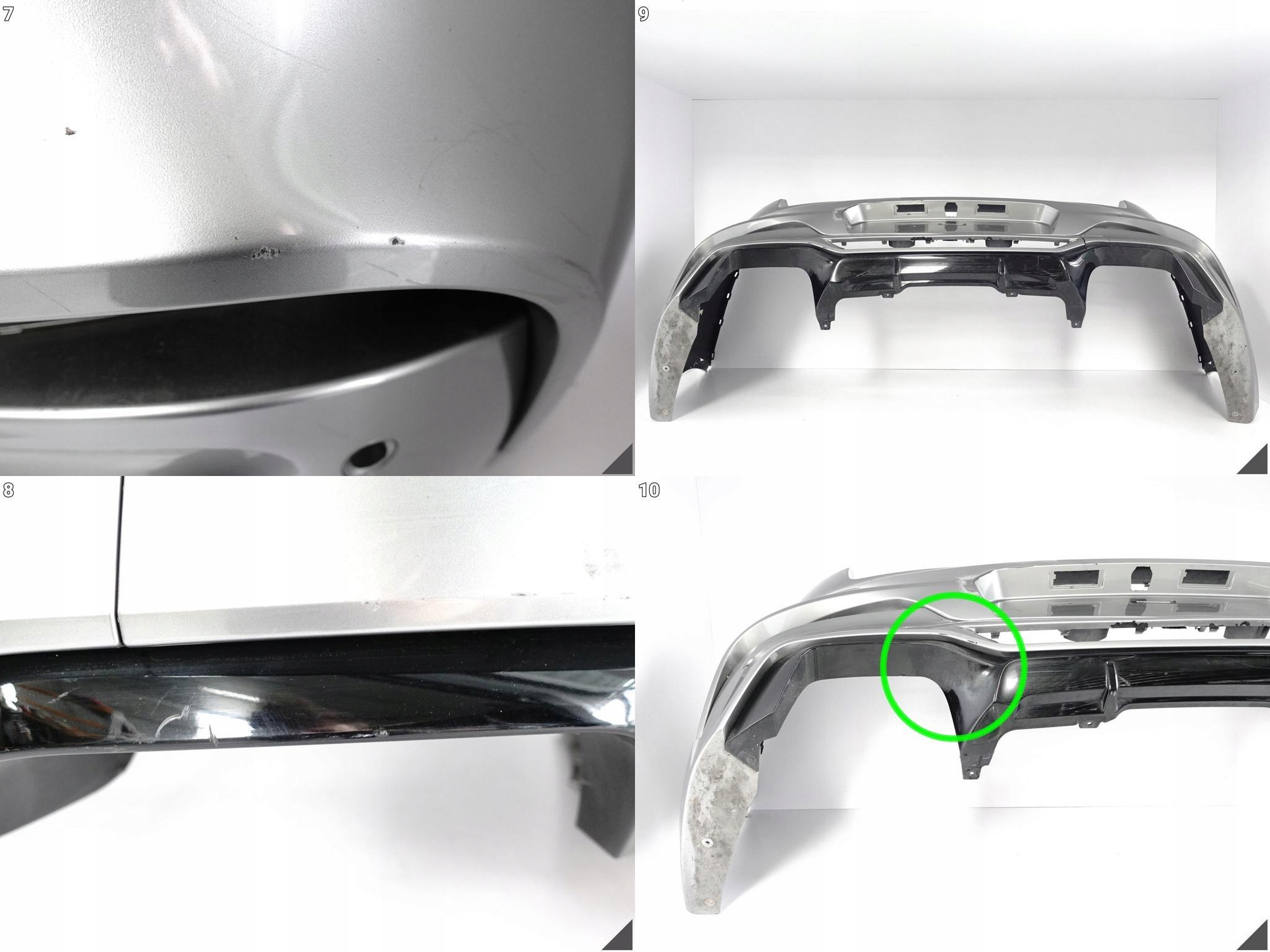 BMW X4M F98 M-POWER bumper + SPOILER / diffuser rear part rear * 4xPDC *