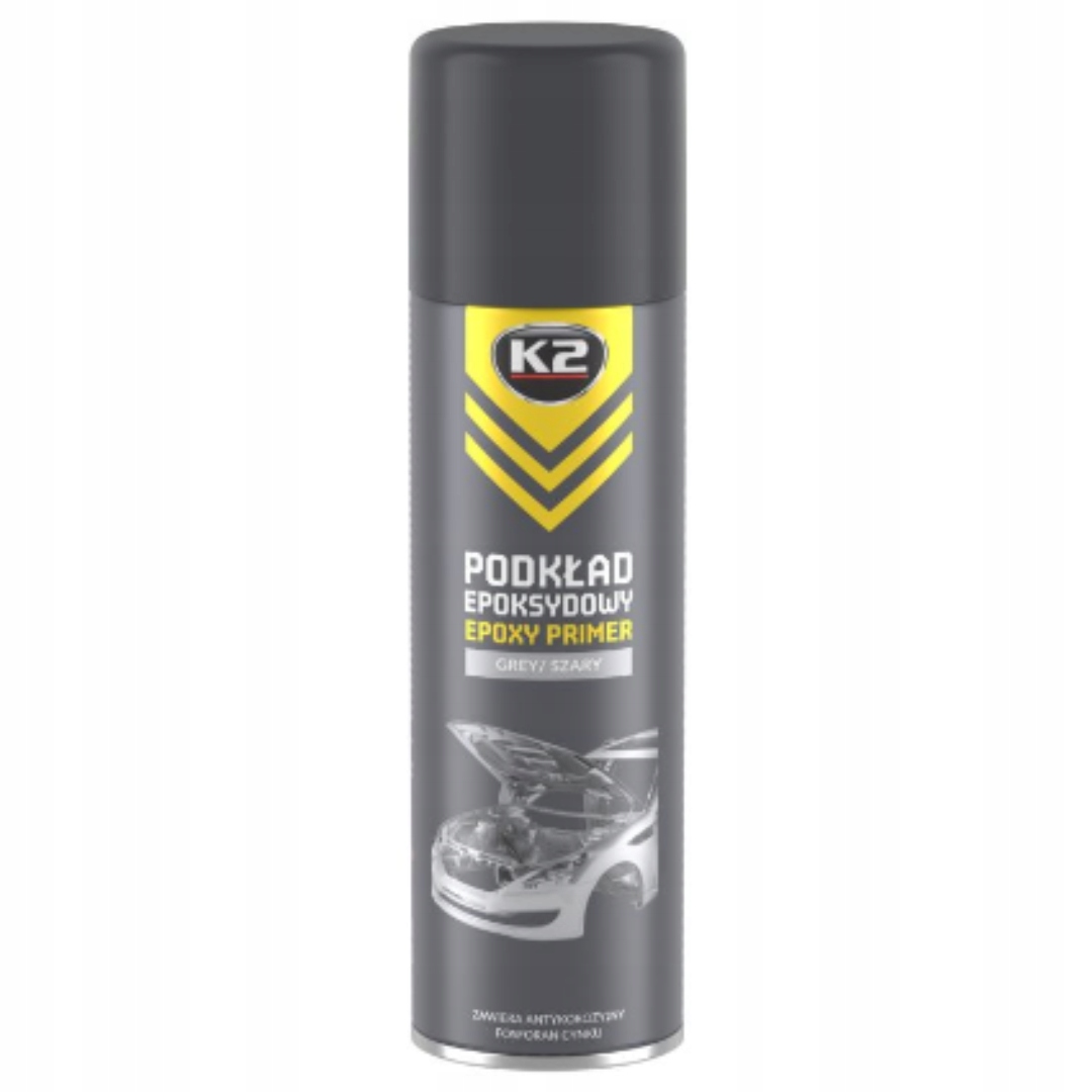 K2 Podkład Epoksydowy Szary Antykorozyjny Spray 500ML