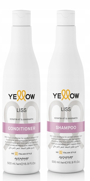 

Alfaparf Yellow Liss szampon + odżywka 2 X 500ML