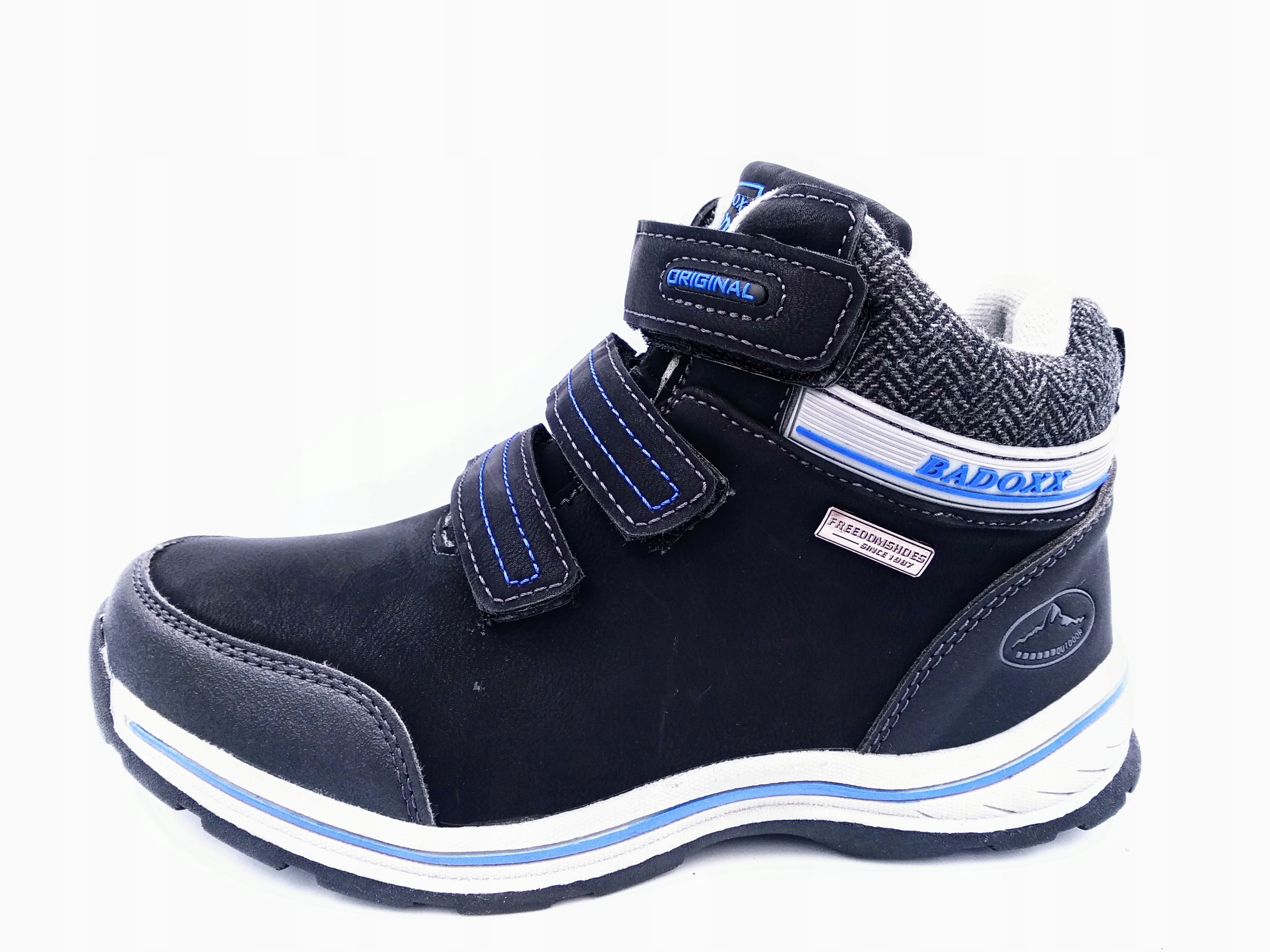 BUTY ZIMOWE TREKKINGOWE OCIEPLONE RZEP Wysokość brak informacji