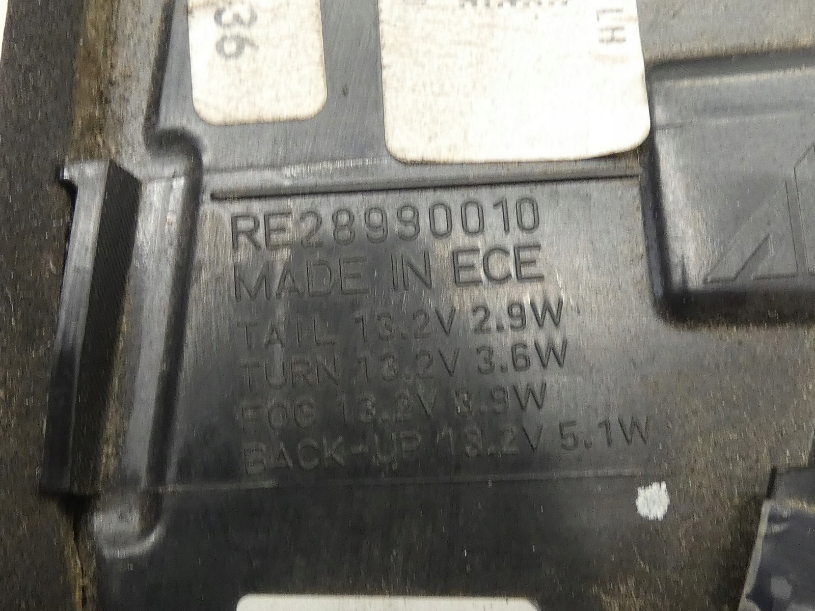 light left left rear part rear to the bonnet AUDI A1 82A II 82A945093C