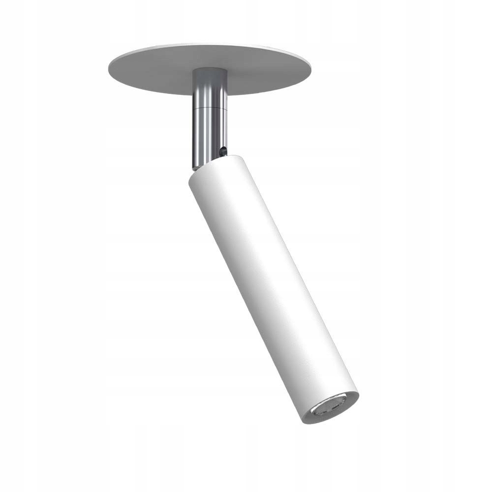 Zapuštěná bodová lampa nastavitelná bílá chrom reflektor 14 cm Brosline