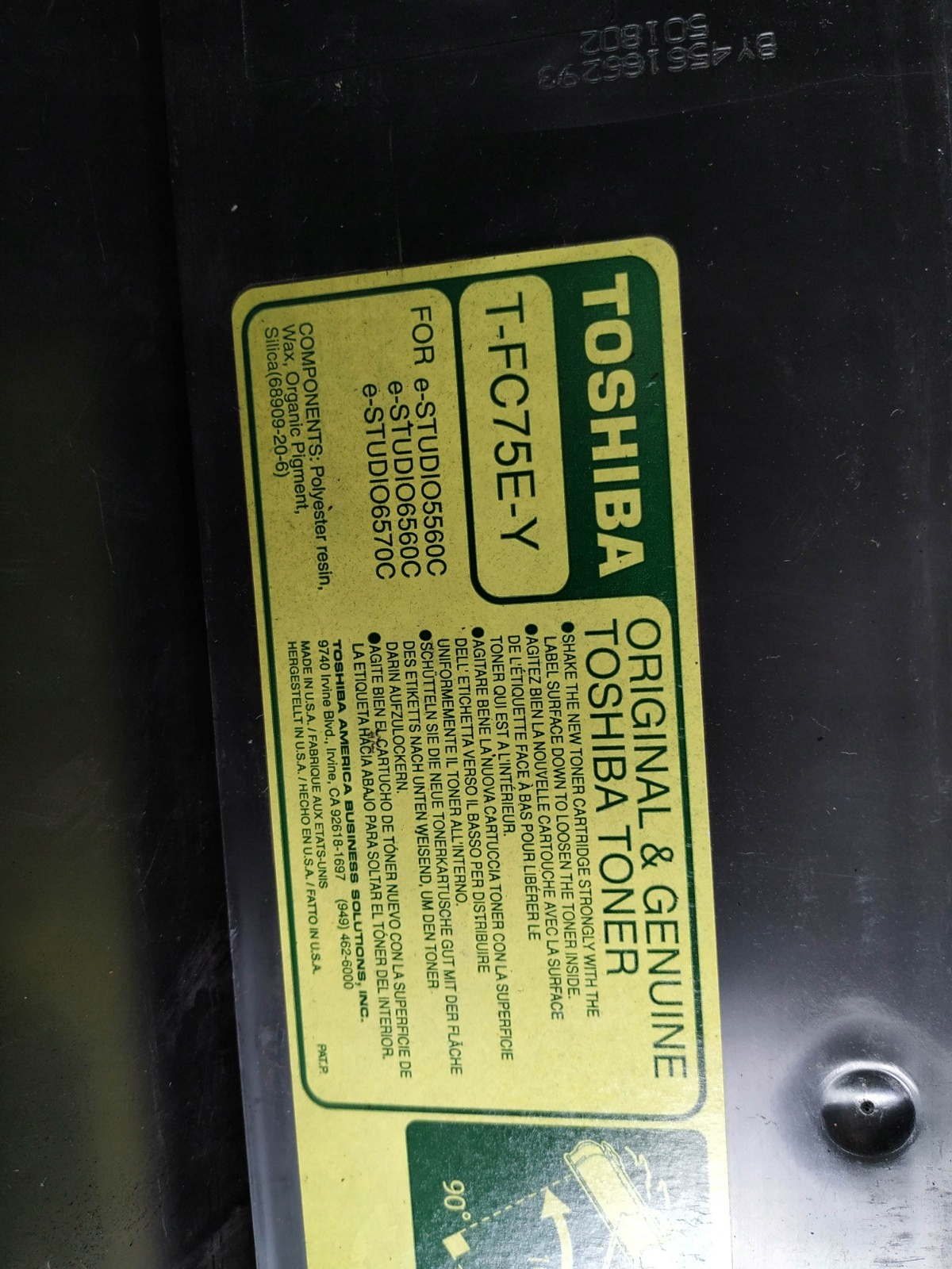 Originálny Toner Toshiba 5560 6560 T-FC75E-Y TFC75 Oem