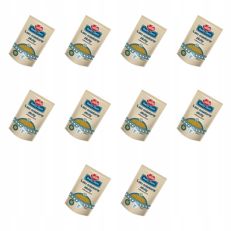 Len mielony złoty Sante 200g X10