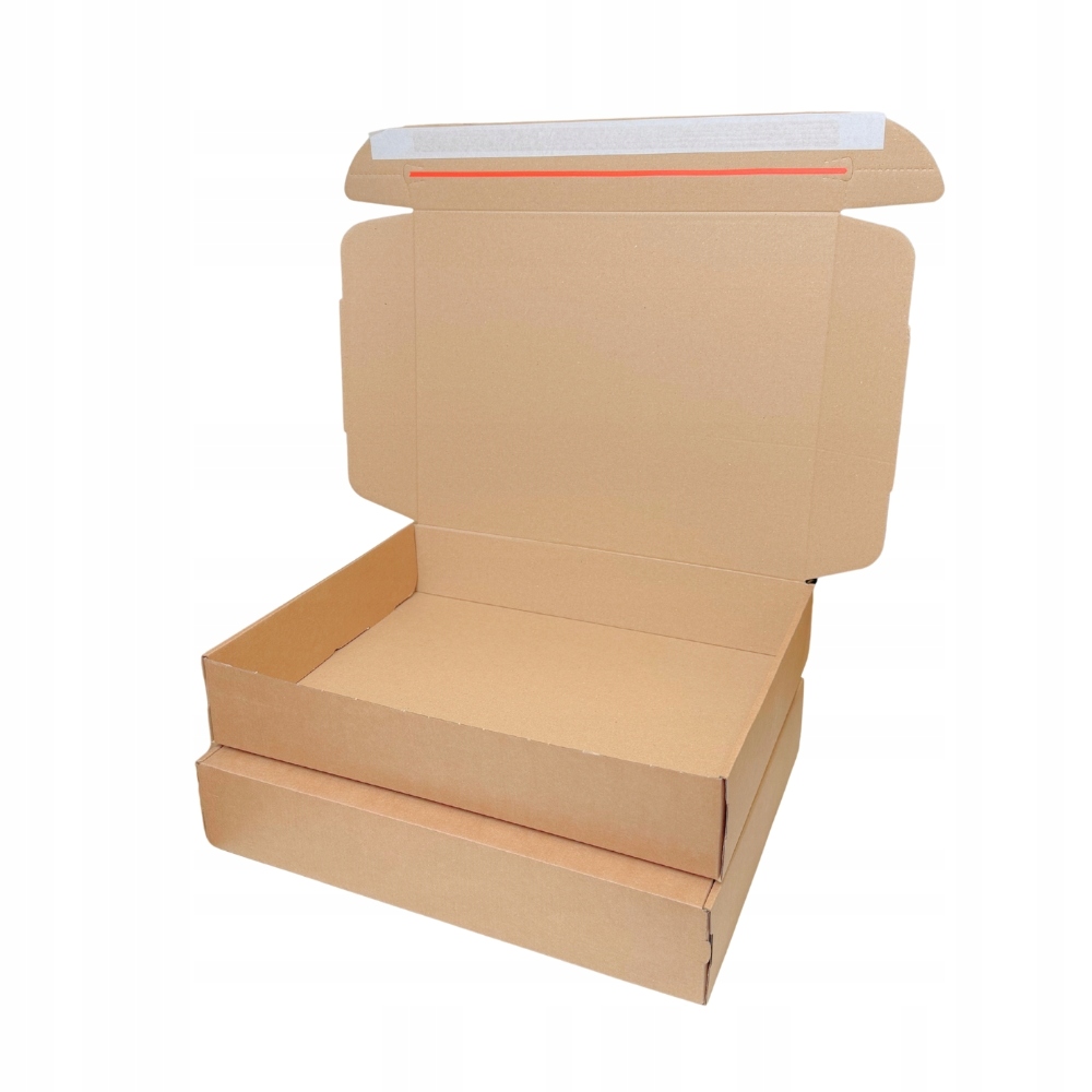 Karton Fasonowy z Paskiem Klejowym i zrywką 370x290x70 mm 25 szt