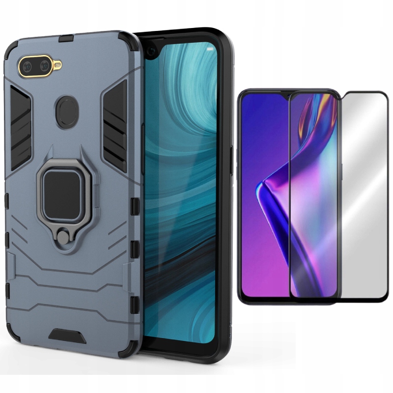 

Etui Case X-ring Pancerne Do Oppo A12 + Szkło