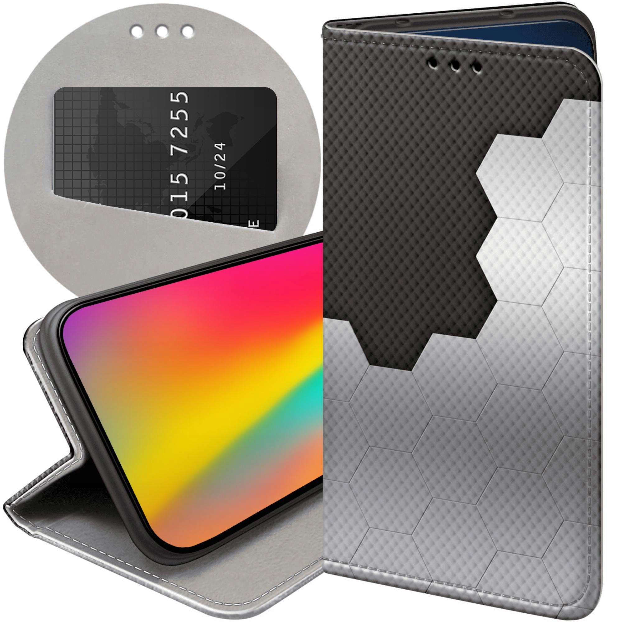 Etui Z Klapką Do Honor 400 Szare Metallic Grey Futerał Pokrowiec Case