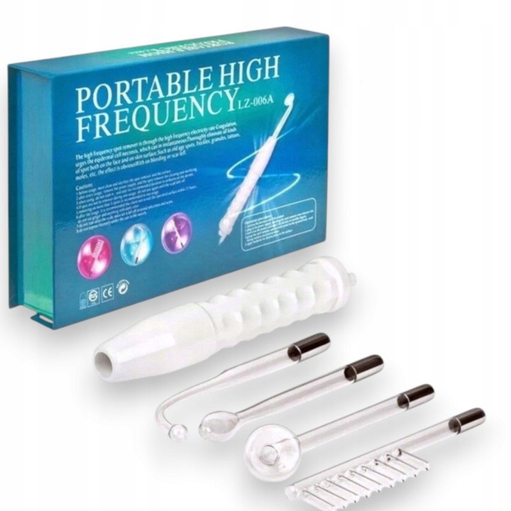 Přenosné zařízení na odstraňování akné s hůlkou pro elektroterapii