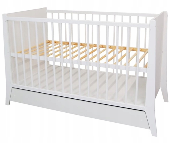 NIEMOWLĘCE DZIECIĘCE ŁÓŻECZKO Z SZUFLADĄ 120x60 Marka Senmalucha