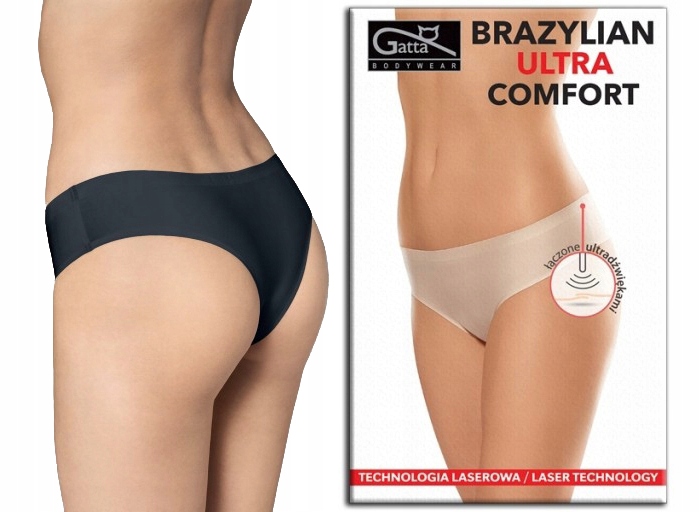 

Gatta Figi Brazylian Comfort bezszwowe S czarne