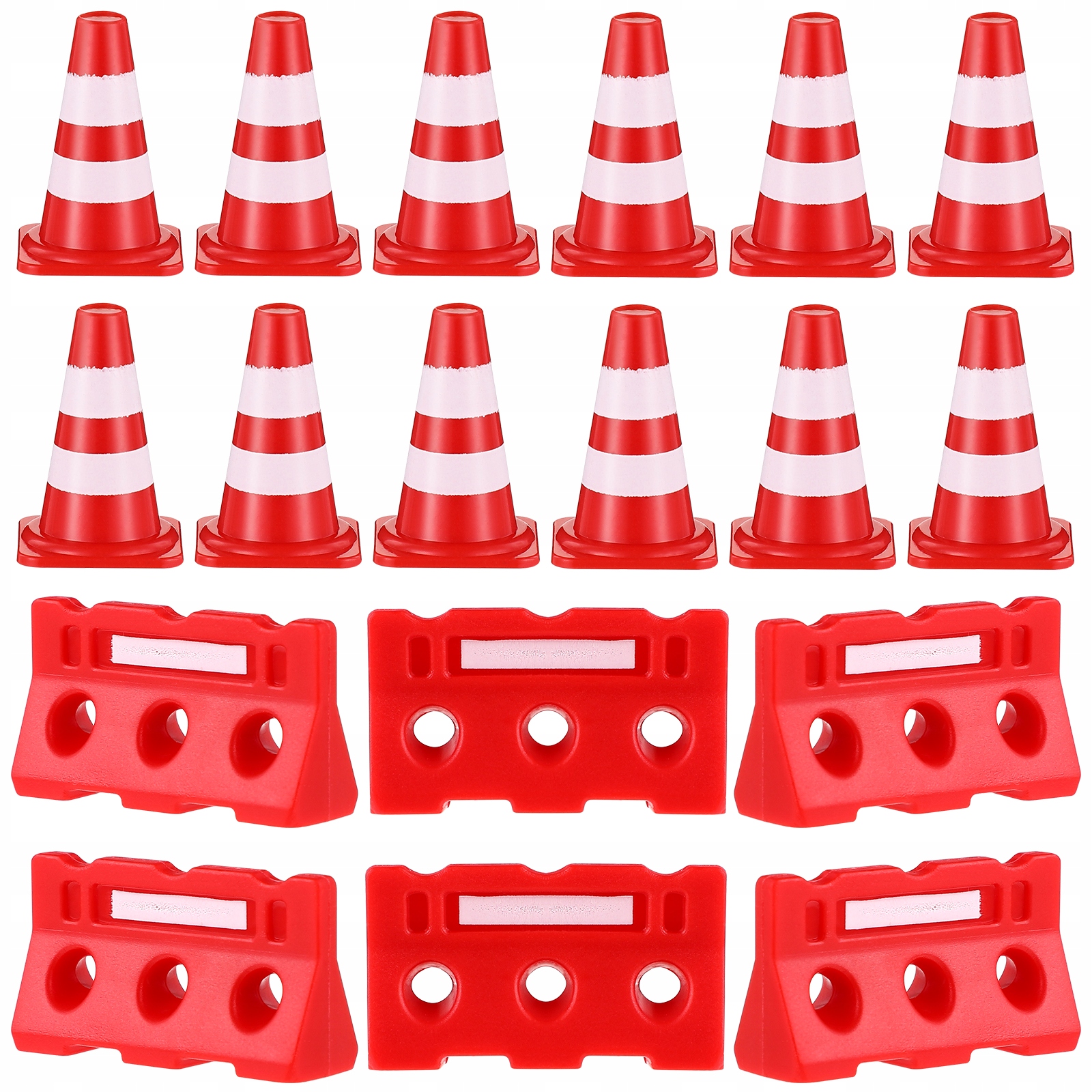 ZABAWKI MODELE PASZKÓW DROGOWYCH ZNAK DUŻEJ PRĘDKOŚCI 24 SZT Marka bez marki