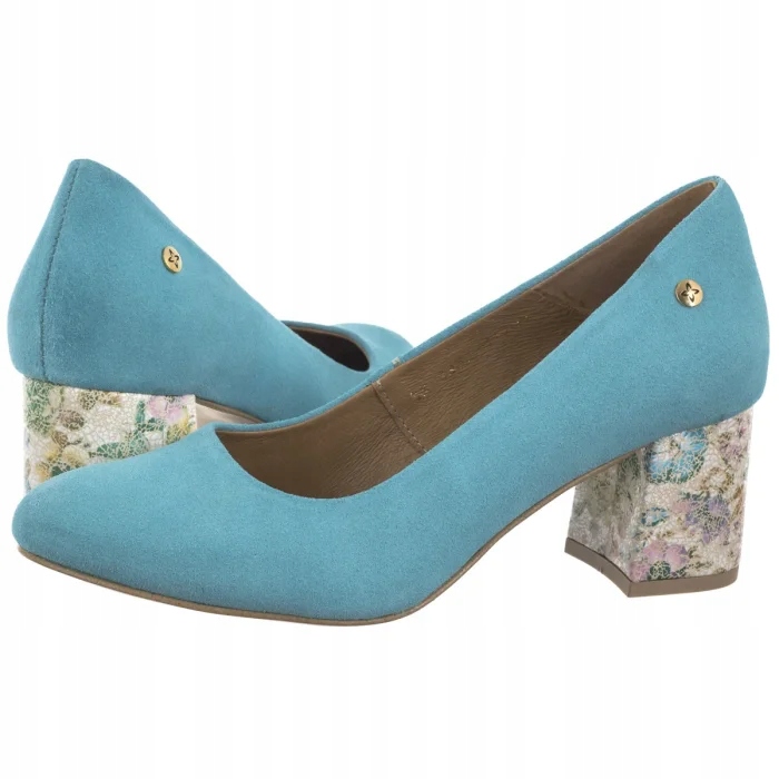 Boty Maciejka Světle modré 03356-51/00-1 Modré