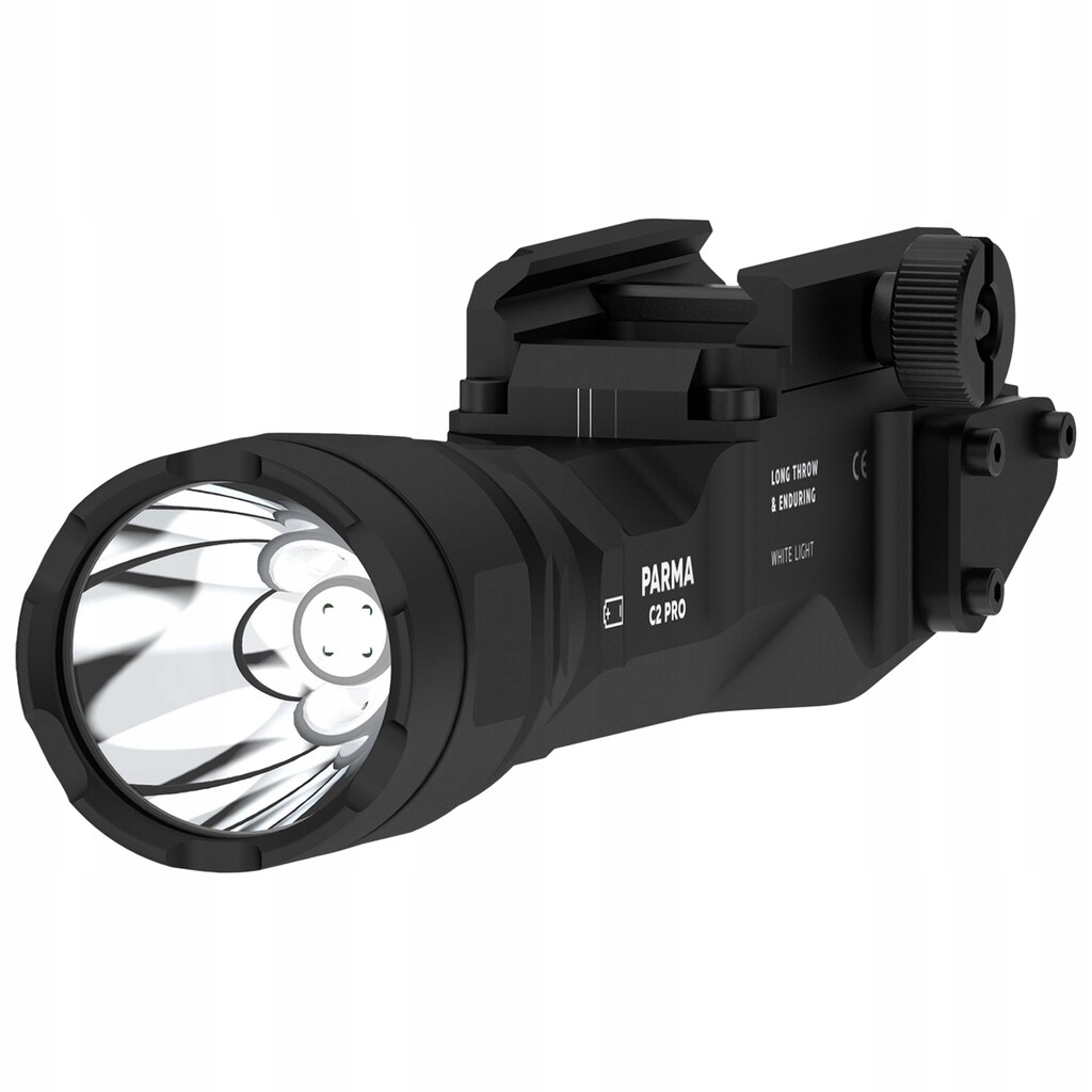 Taktická svítilna na zbraň Armytek Parma C2 Pro Black 1500 lumenů