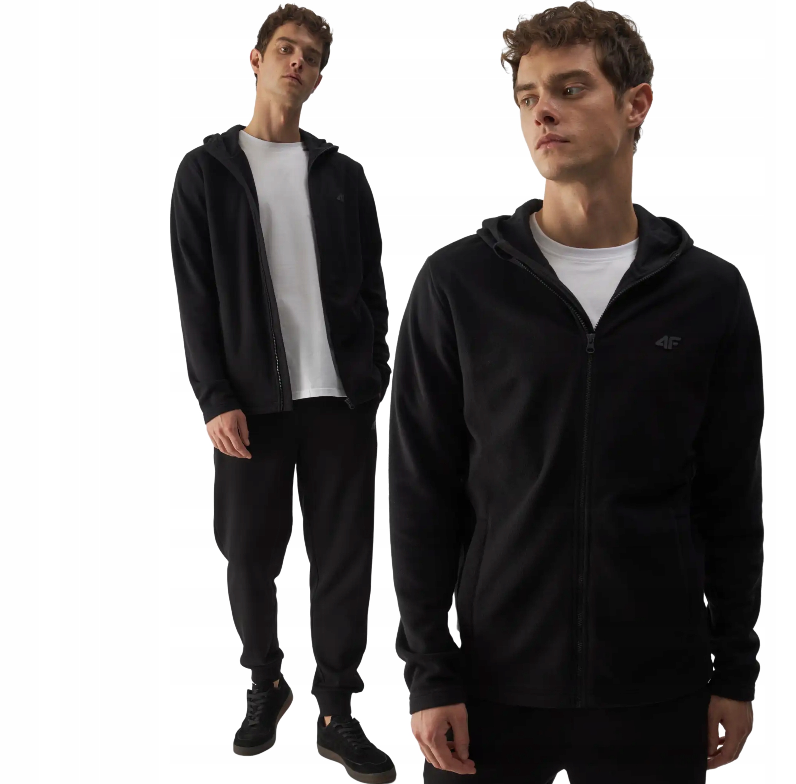 męski polar z kapturem 4F TFLEM290 3XL