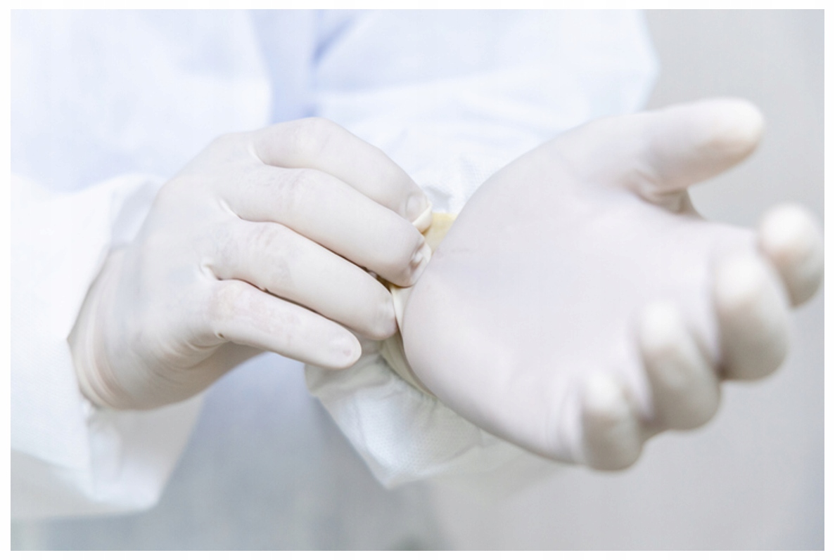 RĘKAWICE RĘKAWICZKI LATEKSOWE PUDROWANE L 100 SZT Rodzaj lateksowe