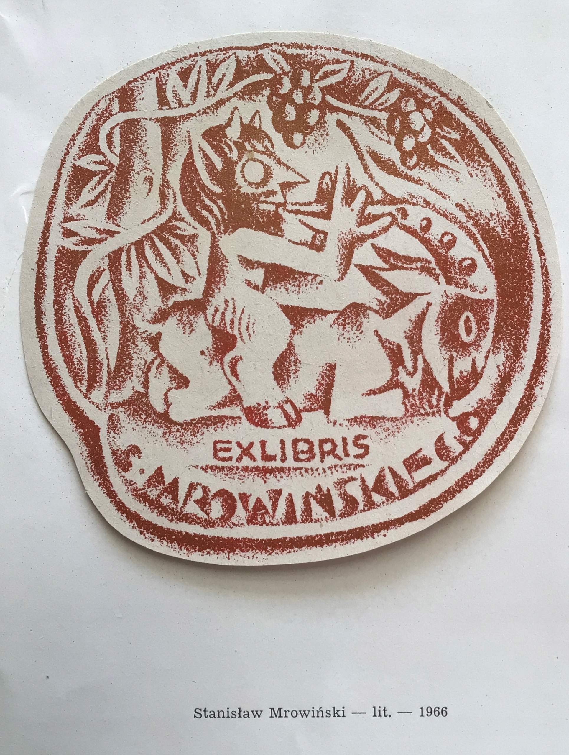 Ex-libris Stanisław Mrowiński