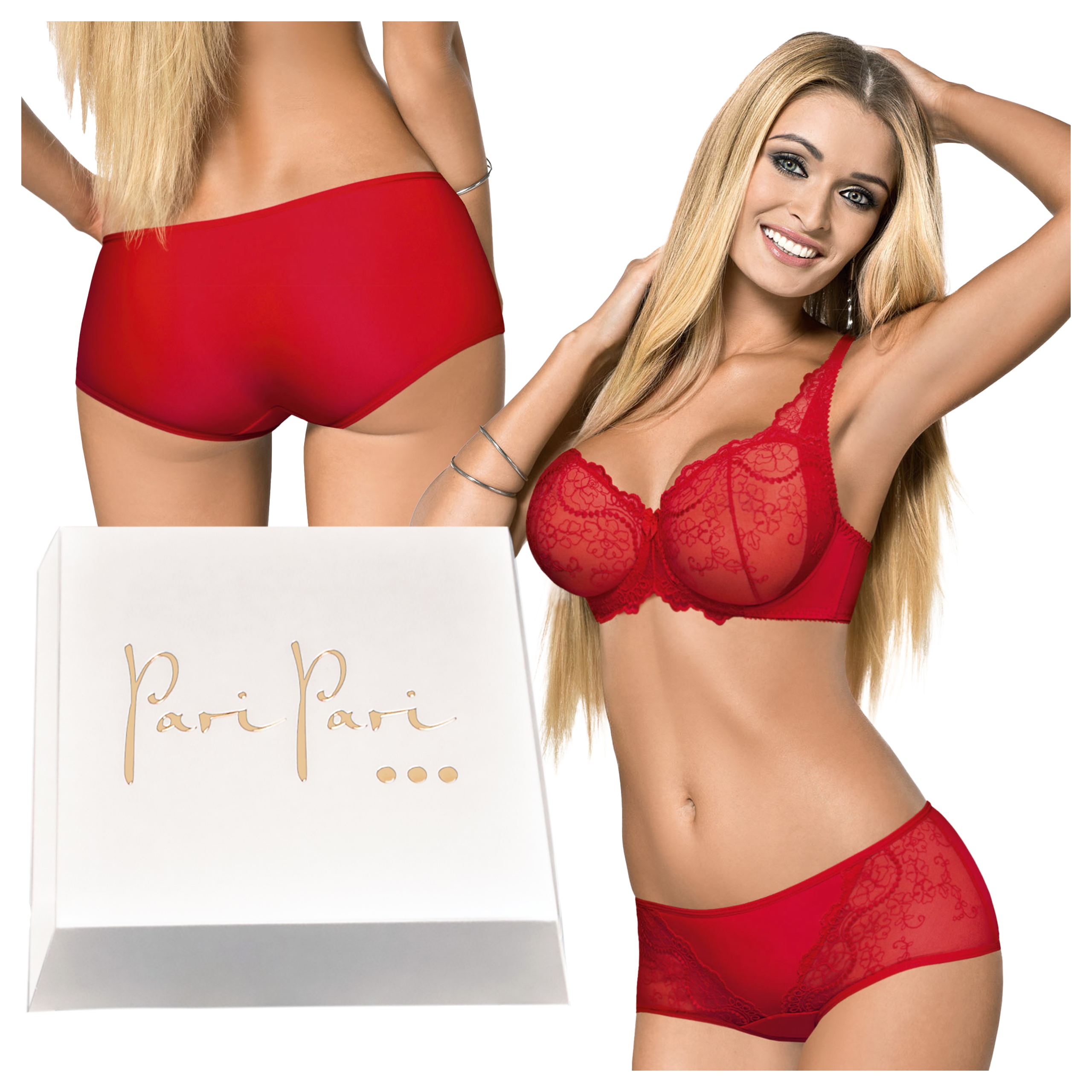 Komplet dámského spodního prádla Krajková podprsenka měkká šortky jako Dárek 80C