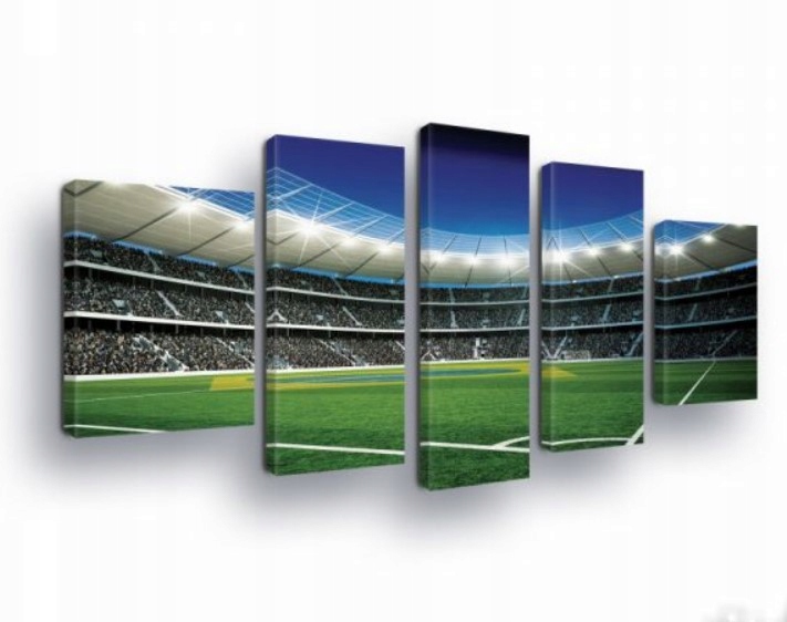 Obraz 170x100 Futbalový štadión hrá fanúšikovia šport energia dynamika aréna