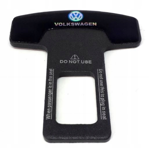 

Zaślepka wtyczka do pasa pasów z logo Volkswagen.