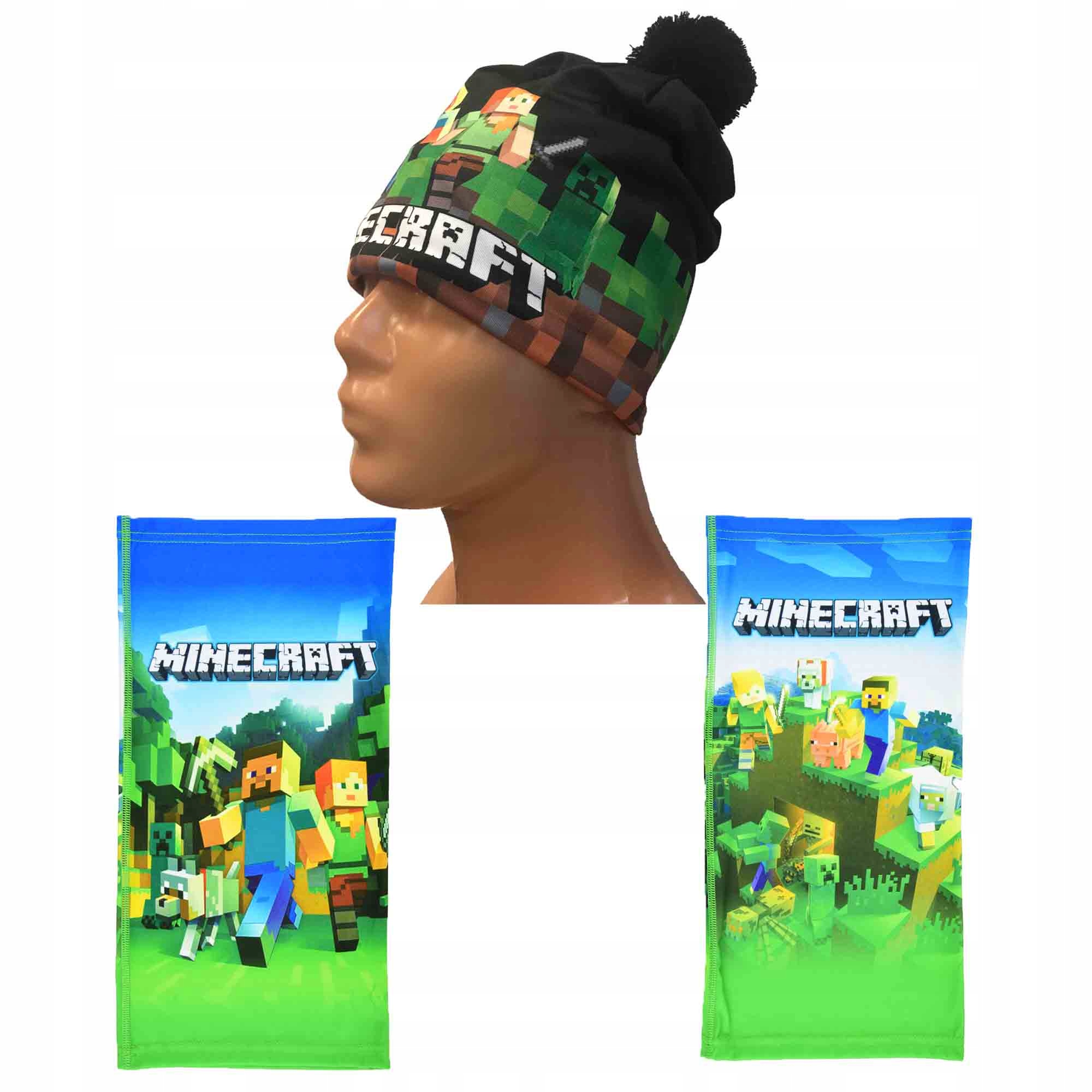 

czapka komin komplet Minecraft M5 S (52-54)
