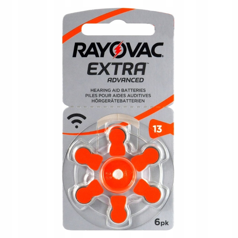 

Bateria Rayovac 13 do aparatów słuchowych 6 sztuk
