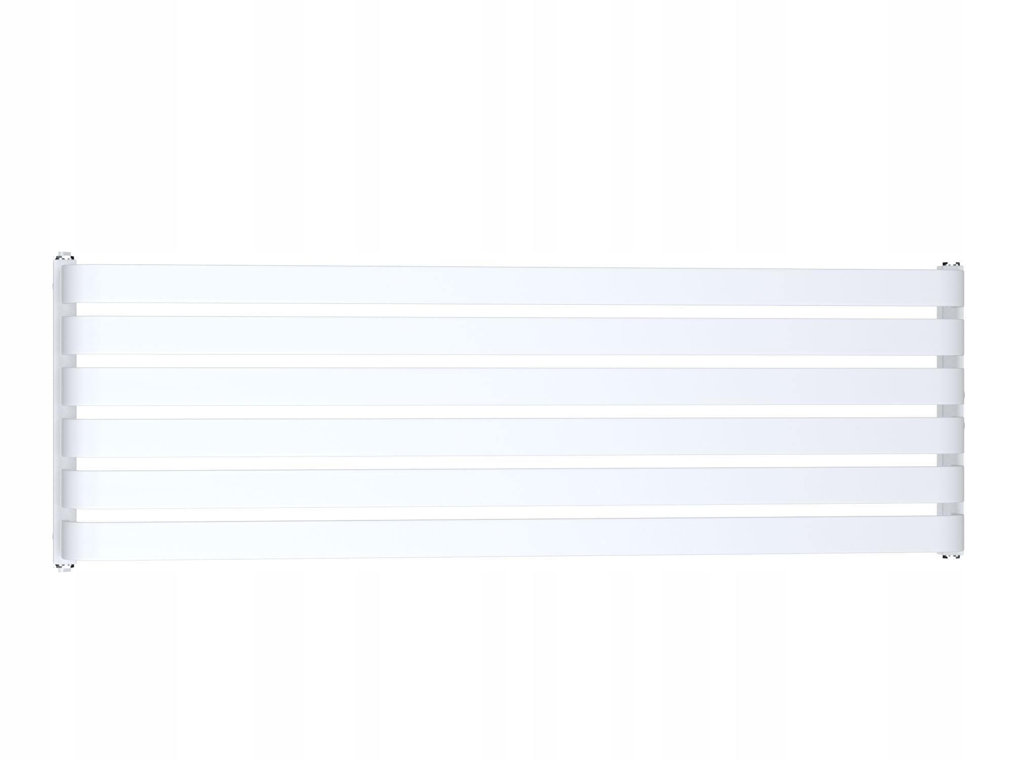 Dekorativní horizontální radiátor Dakar 120x395 Bílý Mat Hladký