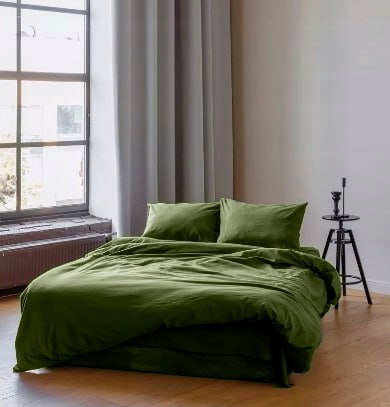 Komplet ľanovej posteľnej bielizne 200x220 prestieradlo!