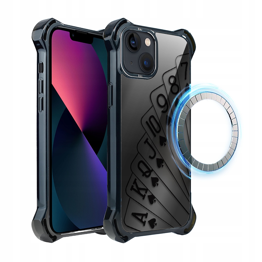 Pouzdro Ibizu DropGuard Ultra pro iPhone 13 s MagSafe, hrací karty