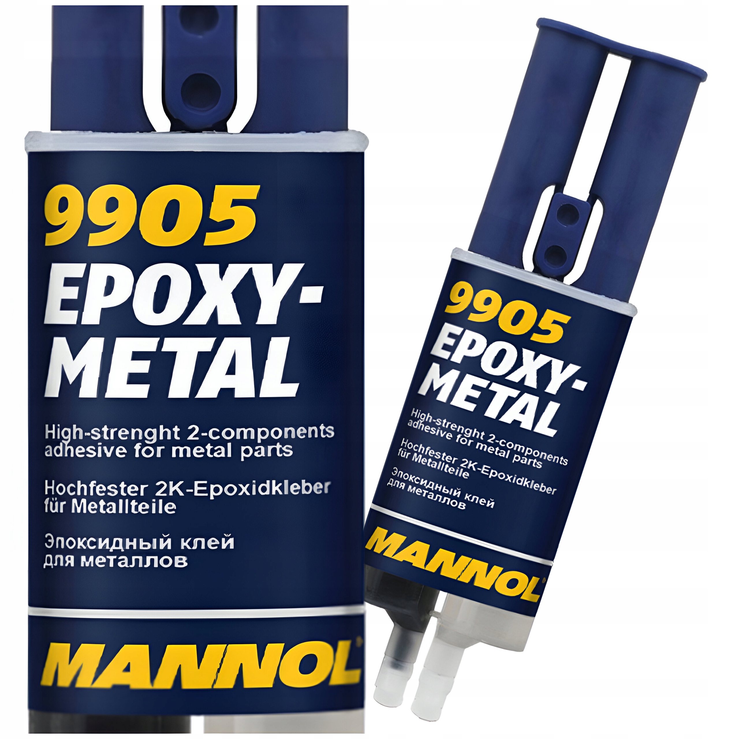 Klej Epoksydowy Do Metalu Epoxy Metal Mannol Do Stali Aluminium 24 ML