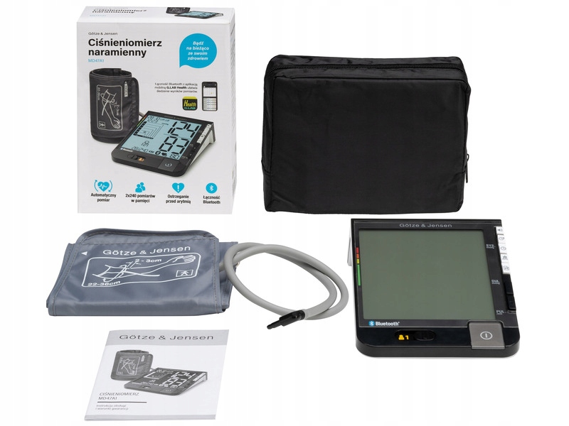 Ciśnieniomierz Götze & Jensen MD47A1 Czarny