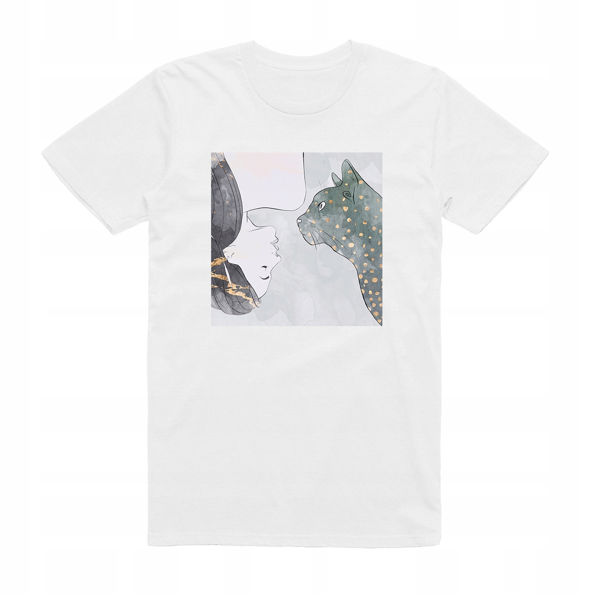 

M - Koszulka T-shirt Kot Kociak Z Kotem Cat Koci