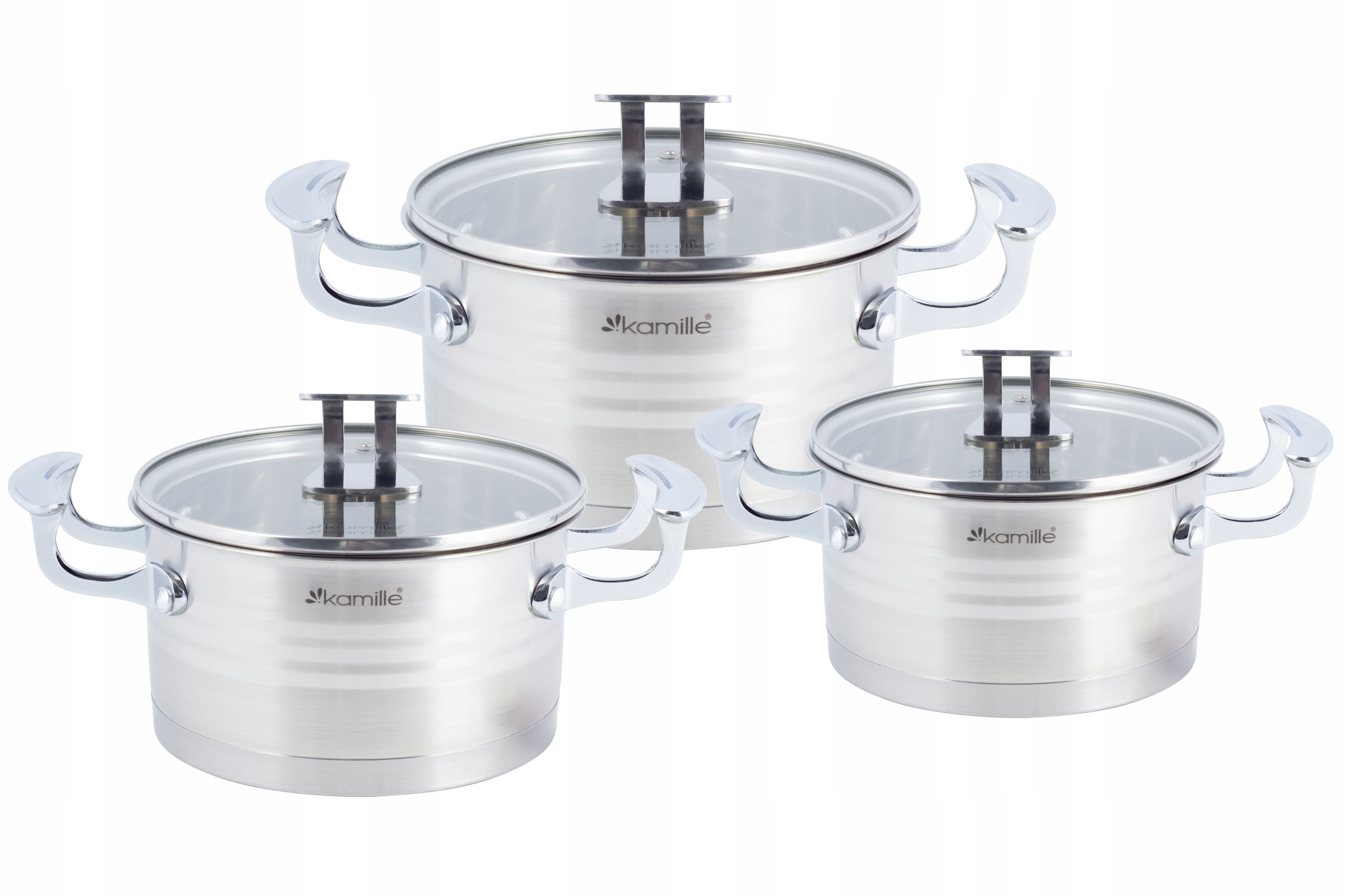 

Garnki Zestaw Komplet Garnków Gaz Indukcja Kamille