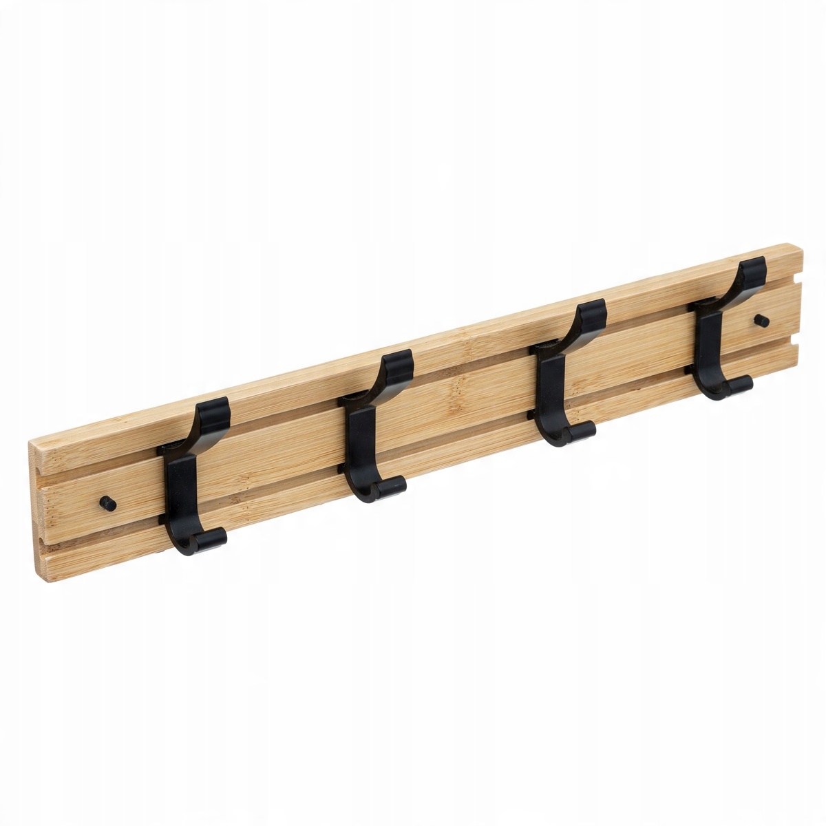 

Wieszak Ścienny z metalowymi haczykami 4 szt 40cm